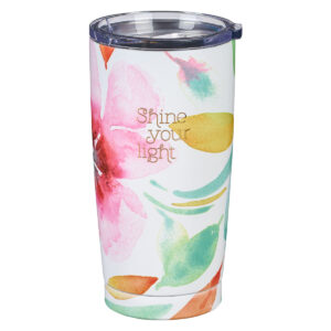 Image of DWSO SS Travel Mug Pink Daisies Shine