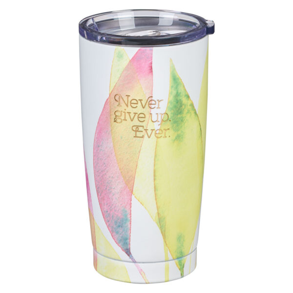 DWSO SS Travel Mug Citrus Leaves Never Give
