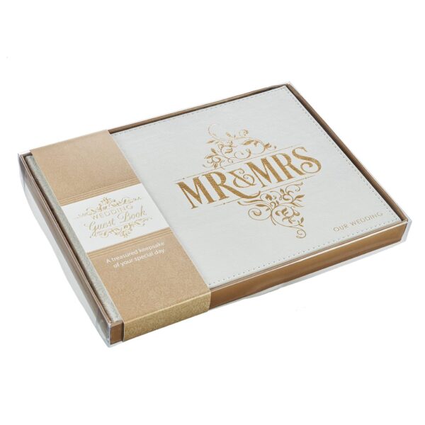 Mr & Mrs Wedding Guest Book - Image 5