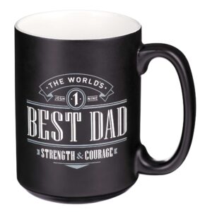 Image of Ceramic Mug Best Dad Joshua 1:9