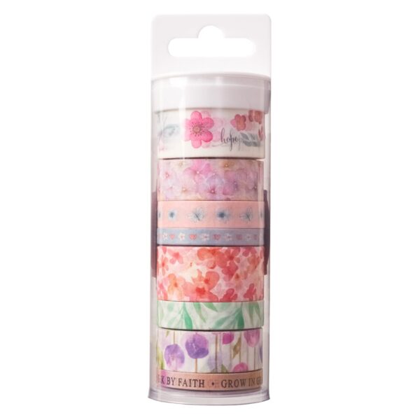 Washi Tape-Walk By Faith -Set Of 8 Rolls - Image 2