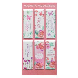 Image of Magnet Bookmark – Blossoms of Blessings – Set of 6