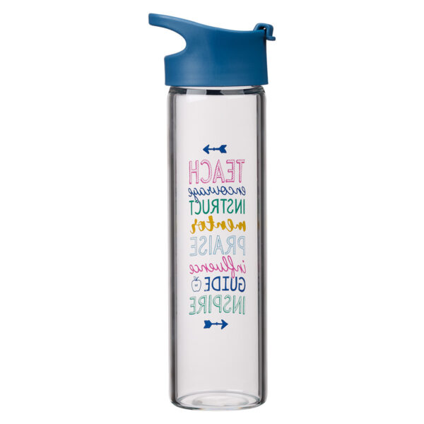 A Great Teacher - Glass Water Bottle - 20 oz - Image 2