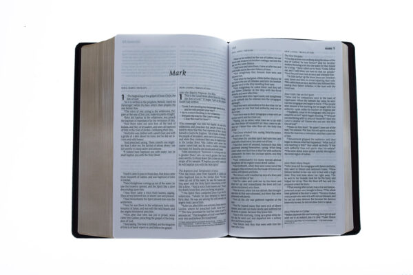 KJV/NLT People's Parallel Bible-Burgundy Imitation Leather - Image 5