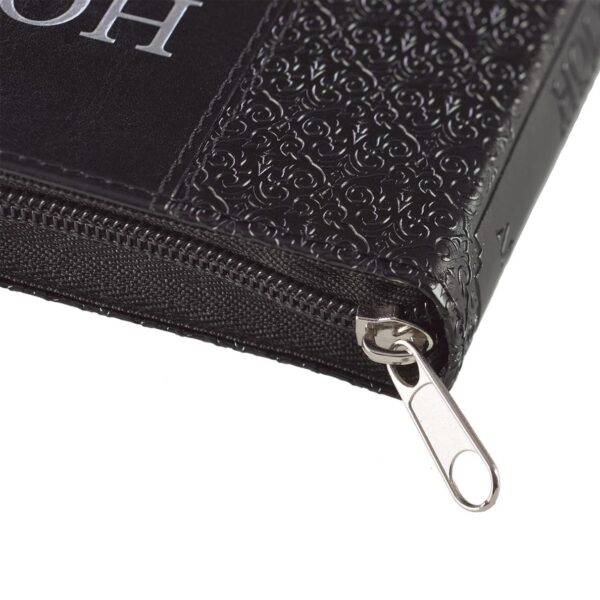 KJV Compact Bible-Black LuxLeather w/Zipper - Image 6
