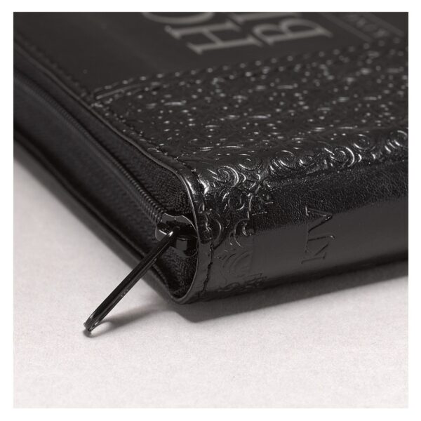 KJV Compact Bible-Black LuxLeather w/Zipper - Image 7