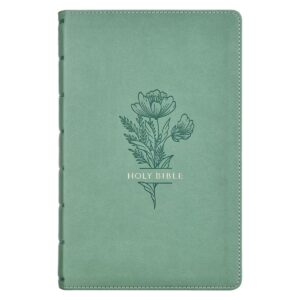 Image of KJV Bible Giant Print Faux Leather, Teal