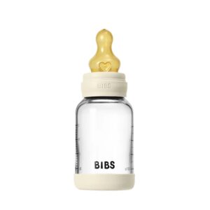 Baby Glass Bottle Set 4oz Latex - Ivory