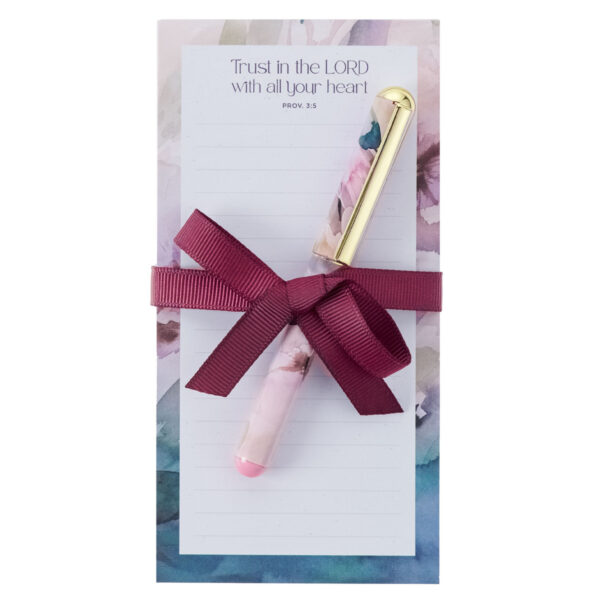 Magnetic Shopping List w/pen Trust in the Lord Prov. 3:5
