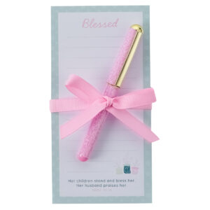 Image of Magnetic Shopping List w/pen Blessed Prov. 31:28