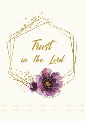 Image of Trust in the Lord Writing Tablet