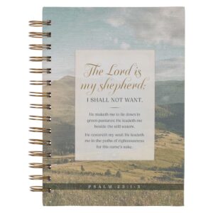 Image of Journal Spiral-bound Field Scene Ps. 23: 1-3