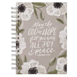 Image of Journal Spiral-bound  May the God of All Hope Fill You With Joy Rom. 15:13