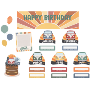 Image of Moving Mountains Road Trip Happy Birthday Mini Bulletin Board