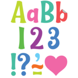 Image of Colorful 4 Wild Whimsy Self-Adhesive Letters Combo Pack