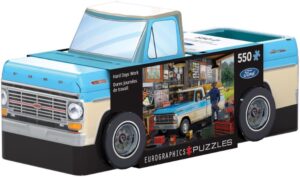 Image of 550 Pc Puzzle – Pickup Truck Tin
