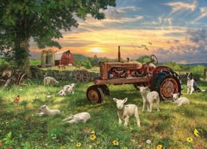 Image of 1000 Pc Puzzle – Field at Sunrise
