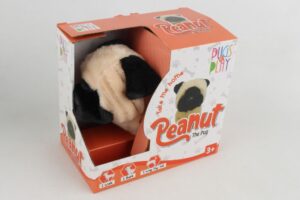 Image of Pugs at Play Peanut Walking Dog