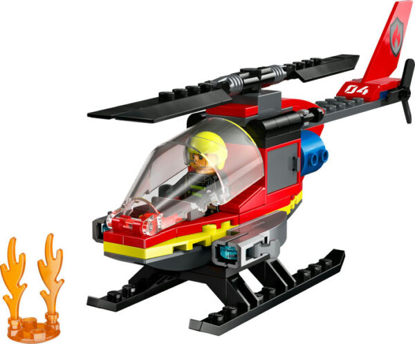 Lego City Fire Rescue Helicopter V39 - Image 3