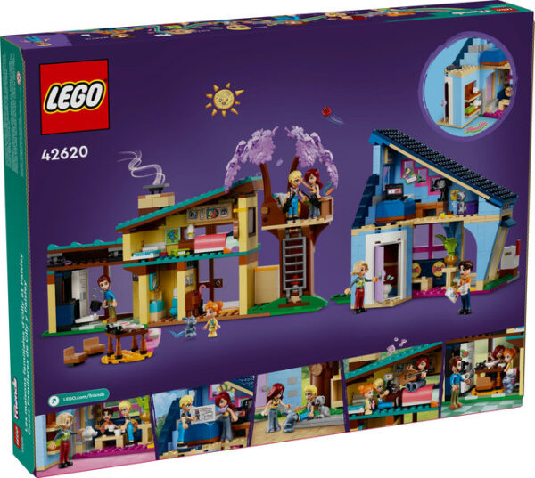 Lego Friends Olly and Paisley's Family Houses - 42620 - Image 2