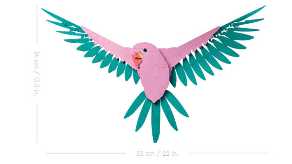 DWSO Lego Art Macaw Parrots - 31211- Discontinued - Image 4