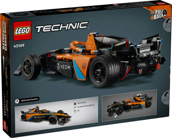 Lego Technic NEOM McLaren Formula E Race Car - 42169 - Image 2