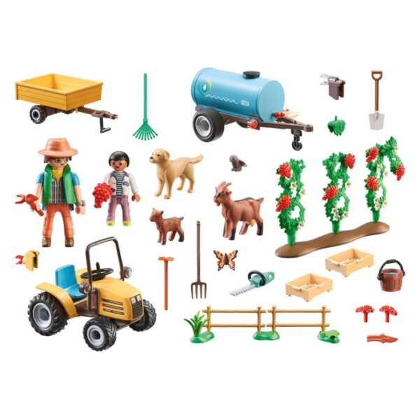 Playmobil Country - Tractor w/ Trailer & Water Tank - Image 2
