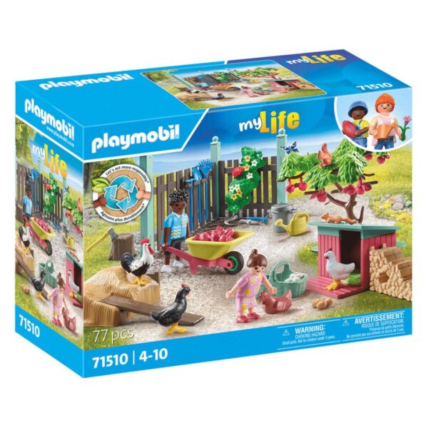 Playmobil My Life - Little Chicken Farm In The Tiny House Garden