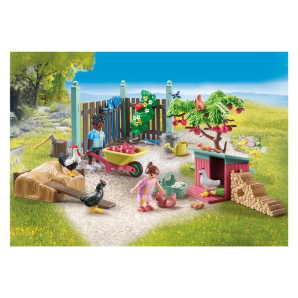 Playmobil My Life - Little Chicken Farm In The Tiny House Garden - Image 3