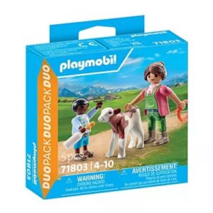 Playmobil Farmer with Calf 5 pc