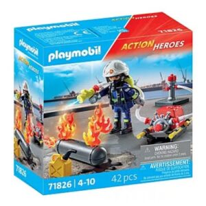 Playmobil Firefighter with Water Pump  42 pc