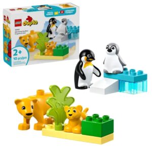 Lego Duplo Wild Animal Families: Penguins & Lions