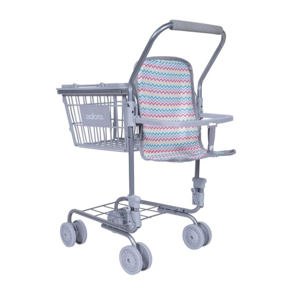 Zig Zag Rainbow Shopping Cart 24"