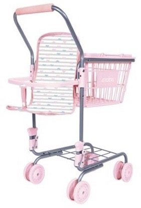 Pastel Pink Shopping Cart 24"