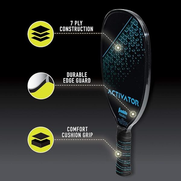 Activator Wooden Pickleball Paddle - Blue - Image 3