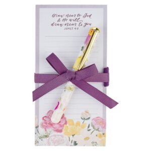 Image of Magnetic Shopping List w/pen Draw Near to God James 4:8