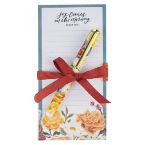 Image of Magnetic Shopping List w/pen Joy Comes in the Morning Ps. 30:5