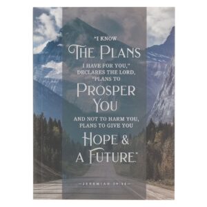 Image of Notebook Bound Blue I Know the Plans I Have For You Jer. 29:11